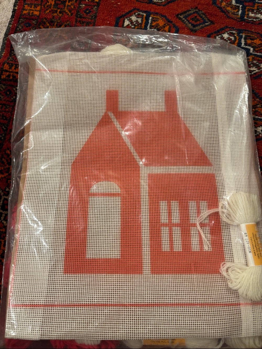 Vintage Schoolhouse Needlepoint Kit